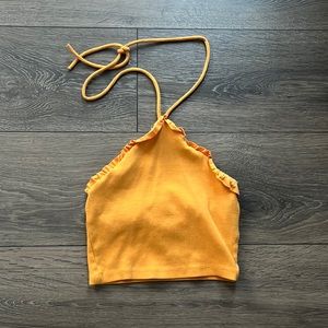 Zara Halter crop top